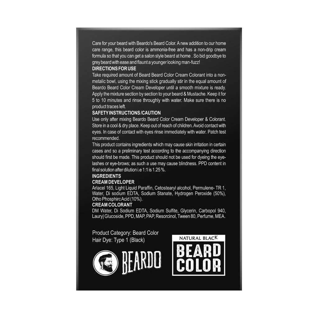 Beard Color for Men - Natural Black - Image 12