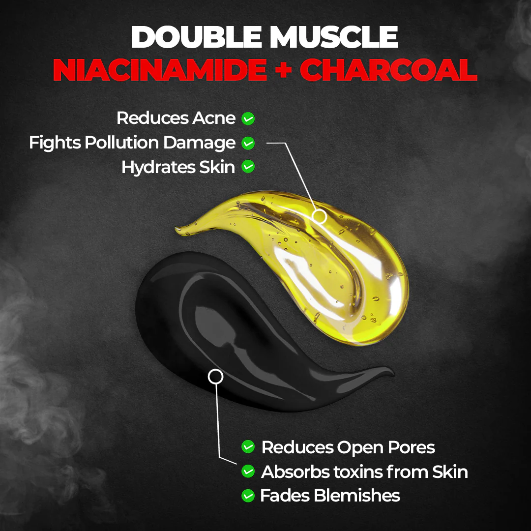 Activated Charcoal Facewash & Peel Off Mask Combo - Image 4