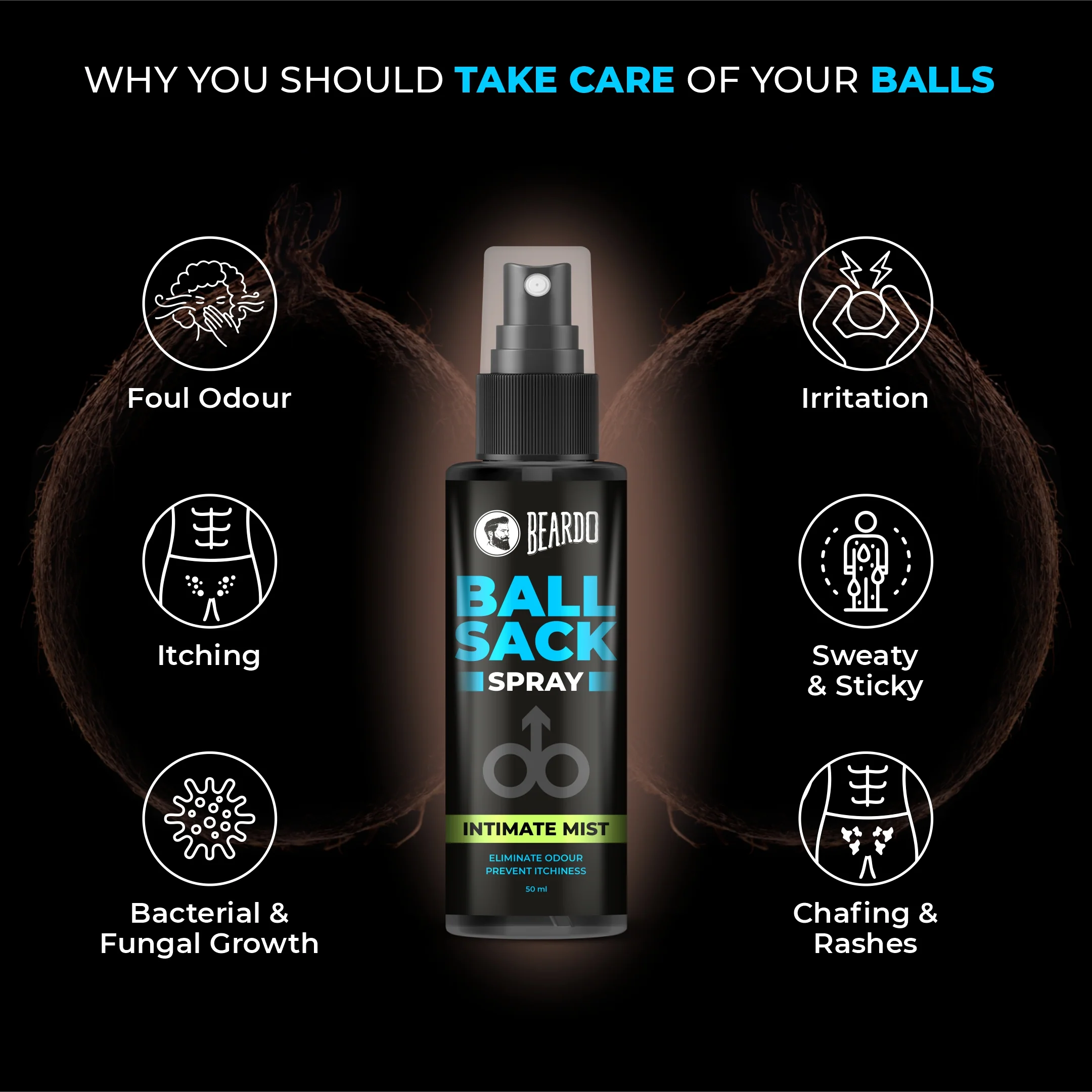 Ball Sack Spray - For Fresh & Dry Balls - Image 3