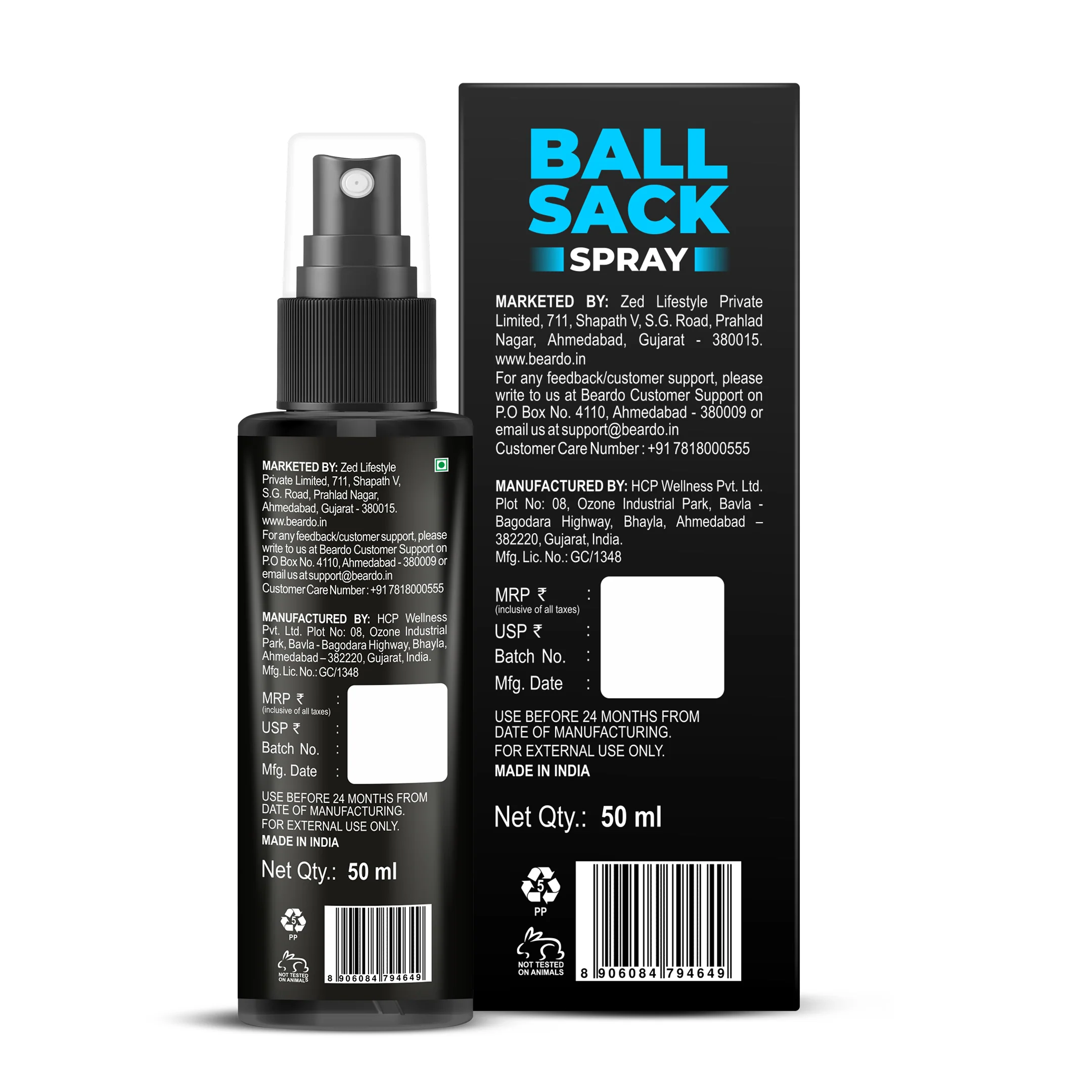Ball Sack Spray - For Fresh & Dry Balls - Image 6