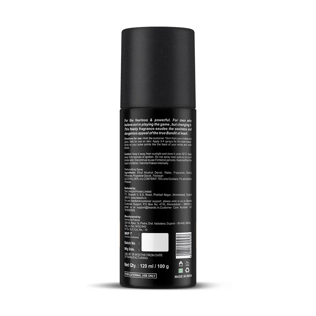 Bandit Perfume Body Spray - Image 10
