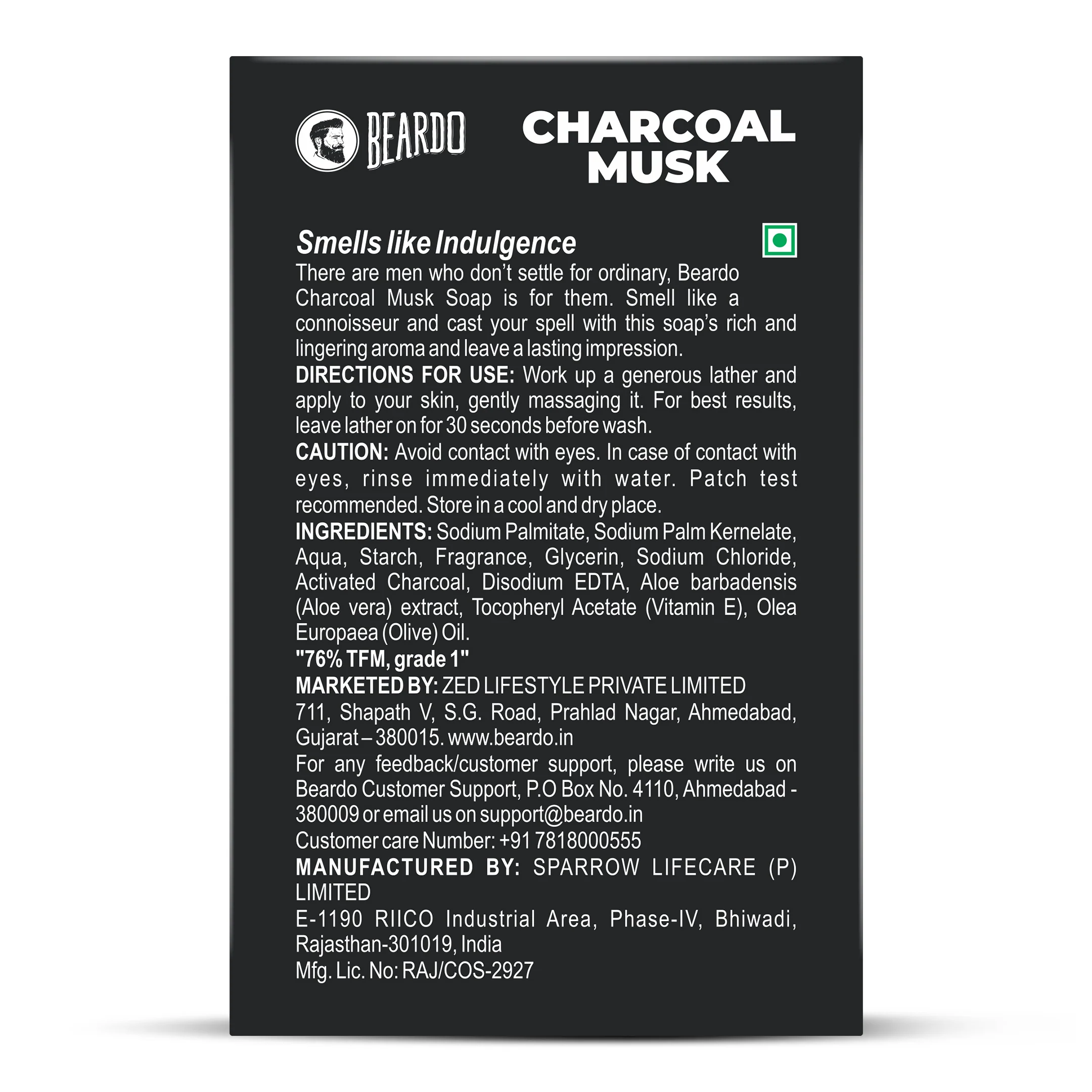 Charcoal Musk Soap Pack of 3 (Pack of 3) - Image 6