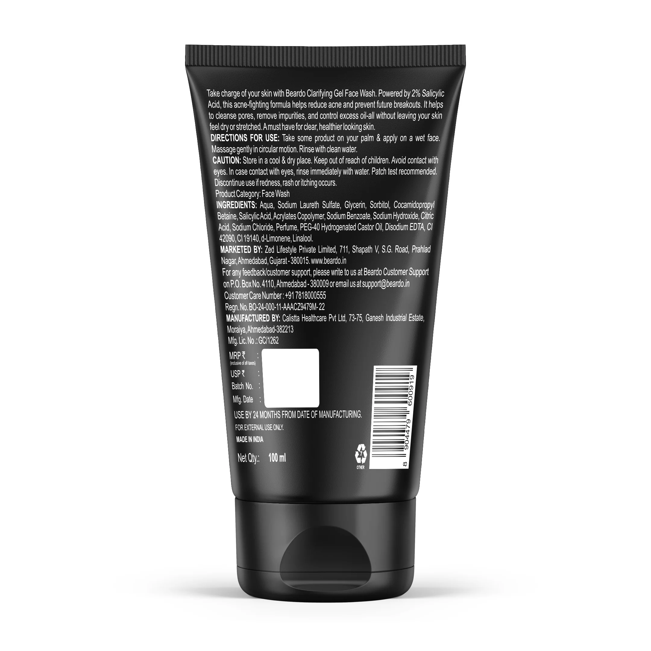 Clarifying Gel Facewash (100ml) - Image 7