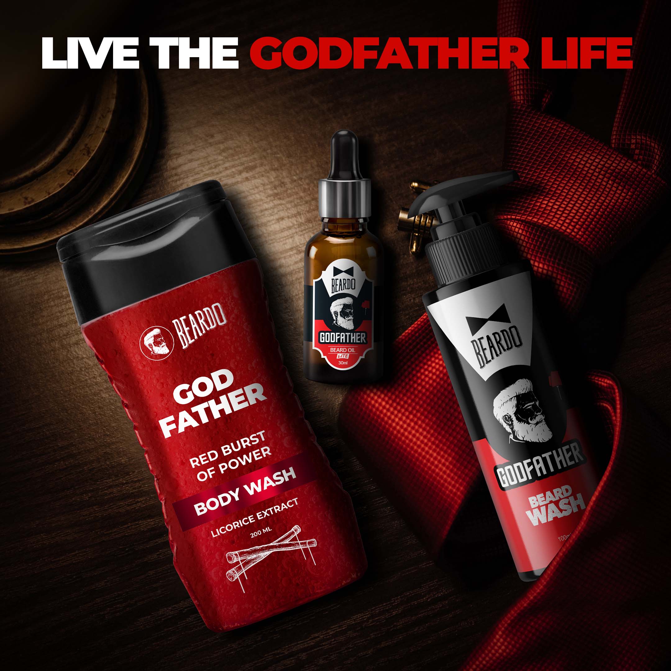 Godfather Perfume (100ml) & Godfather Beard Oil (30ml) Combo - Image 5