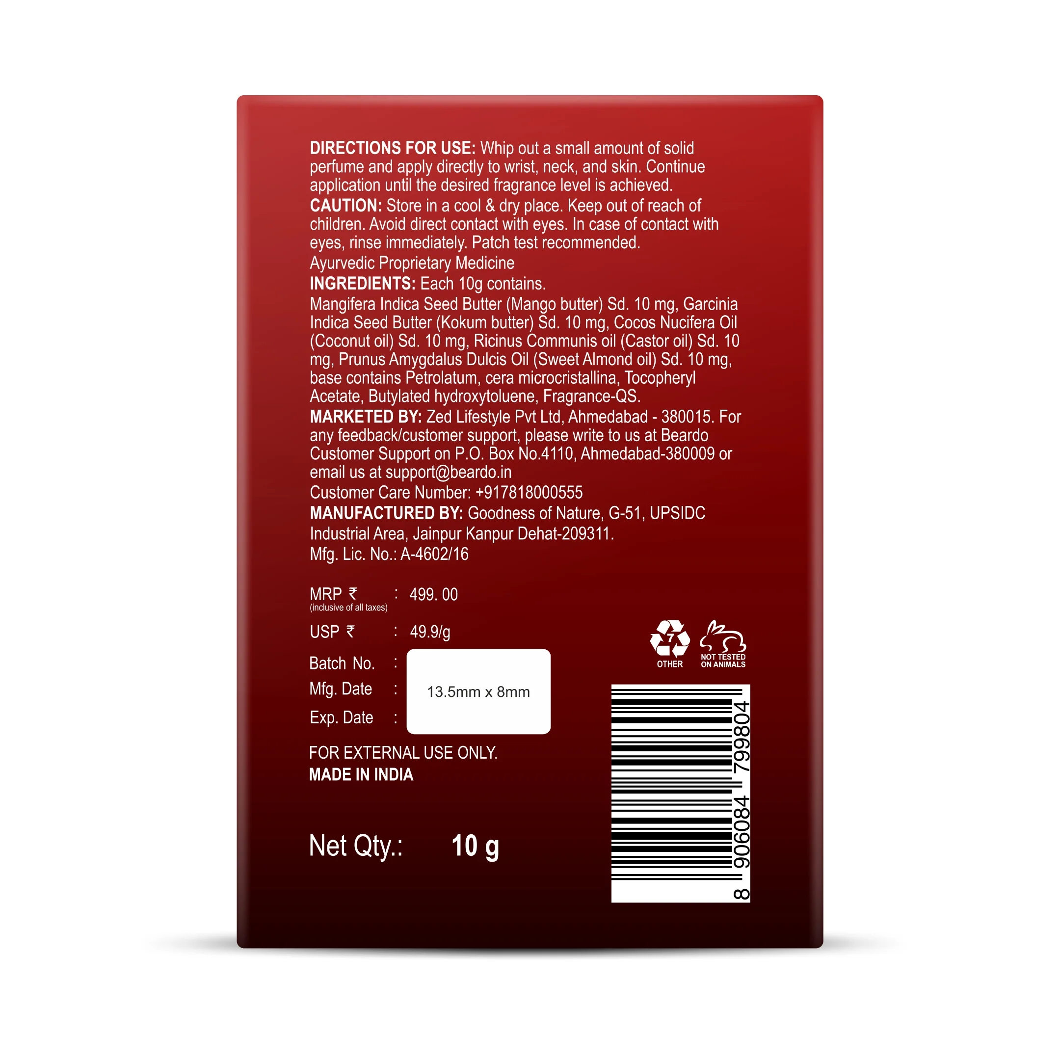 Godfather Solid Perfume (10g) - Image 8