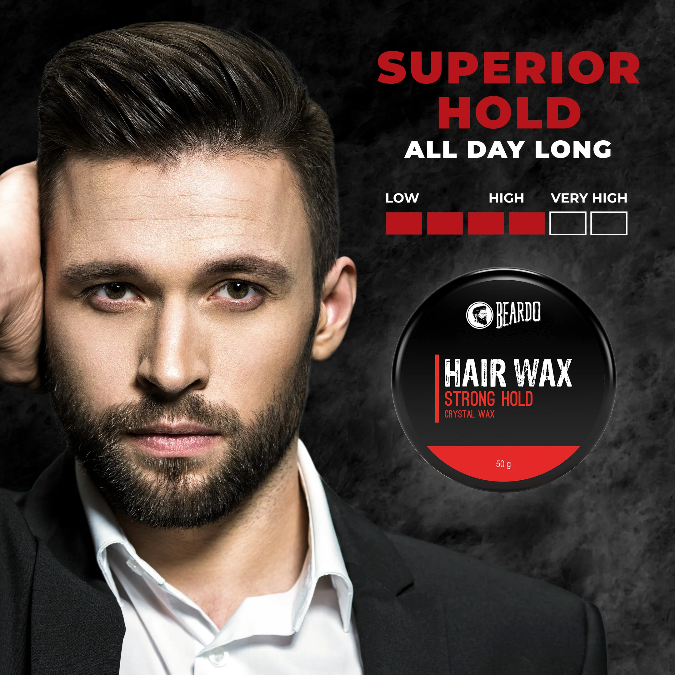 Hair Wax Strong Hold Crystal Gel Wax 50g - Image 5
