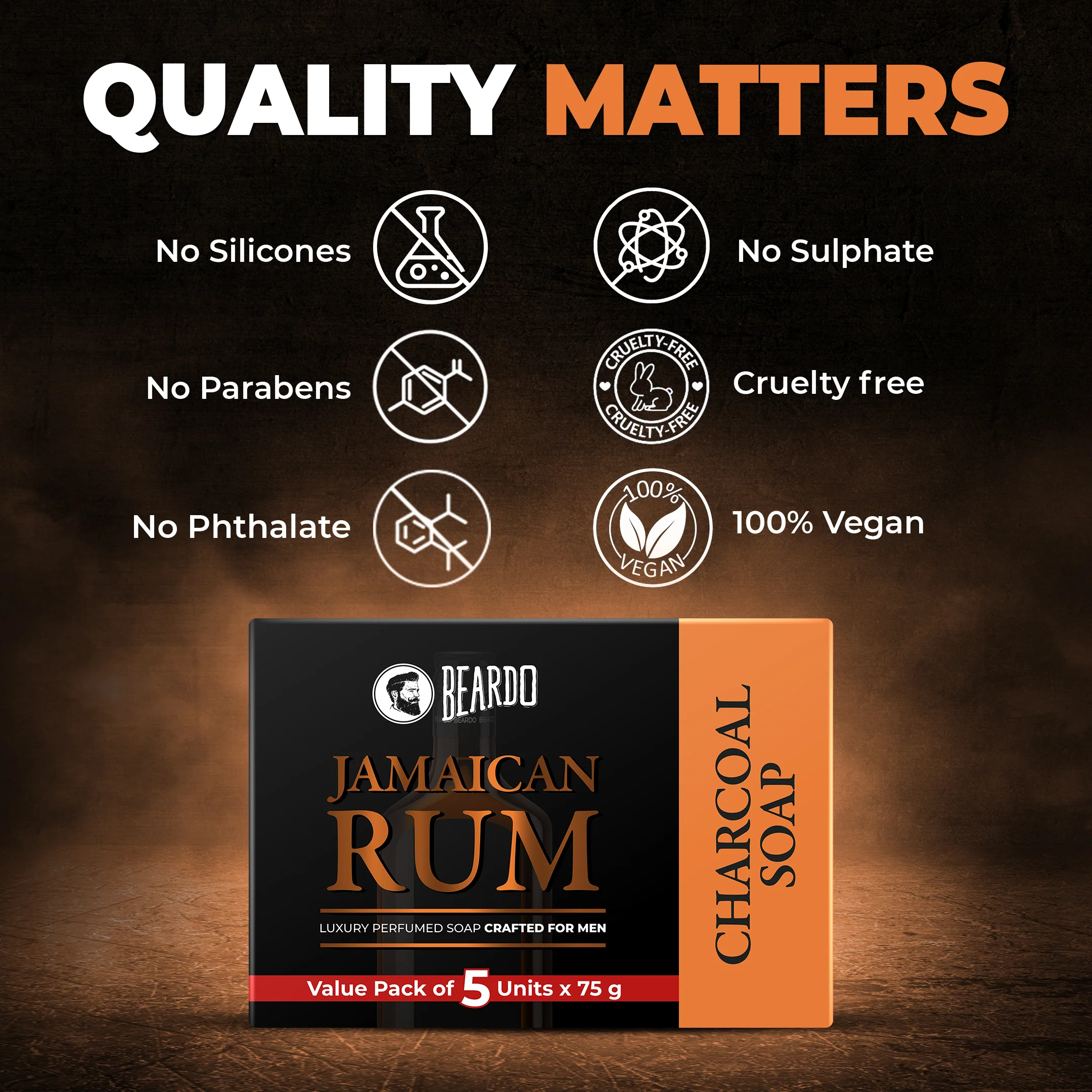 Jamaican Rum Soap (75g X 5) - Image 6