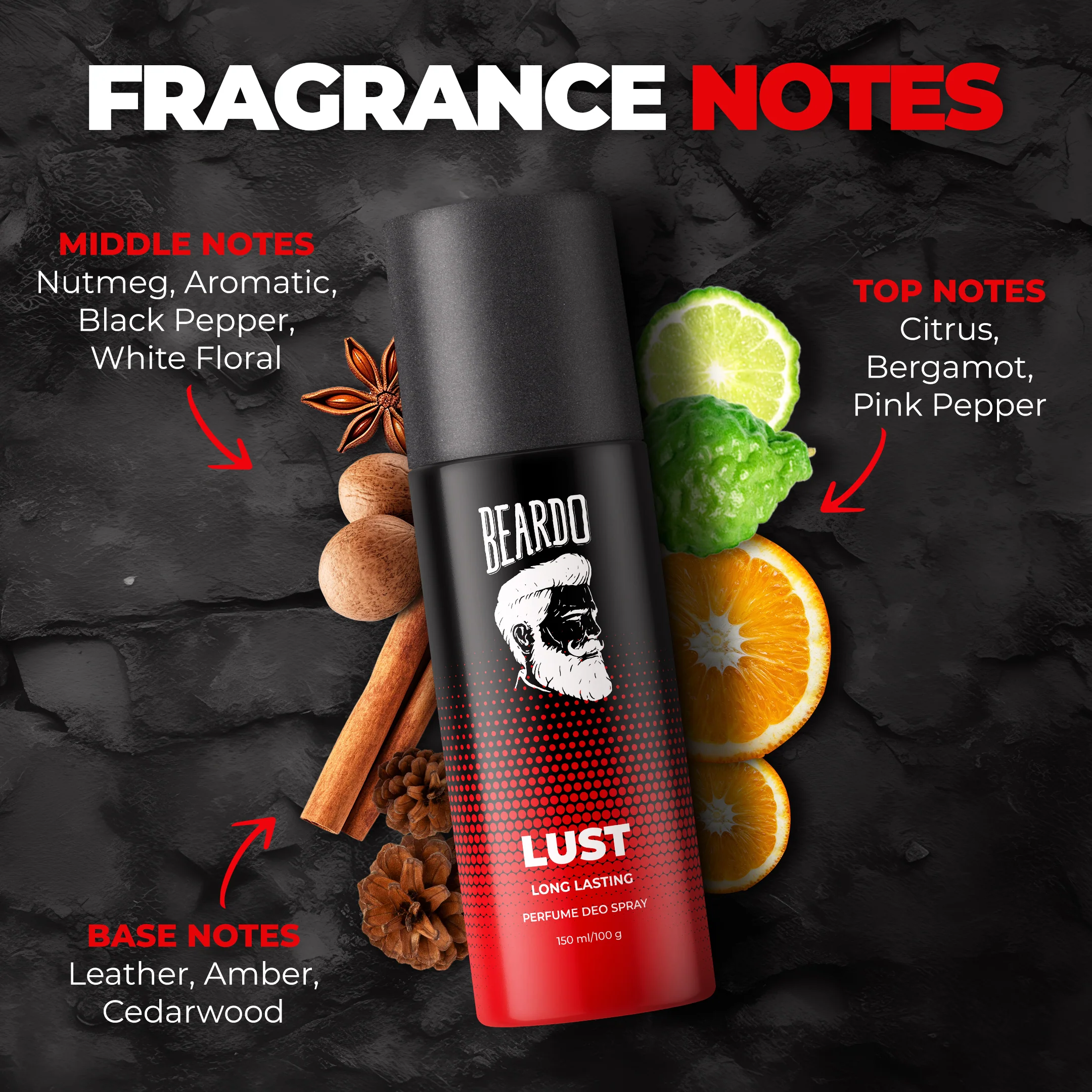 Lust Perfume Deo Spray (150ml) - Image 4