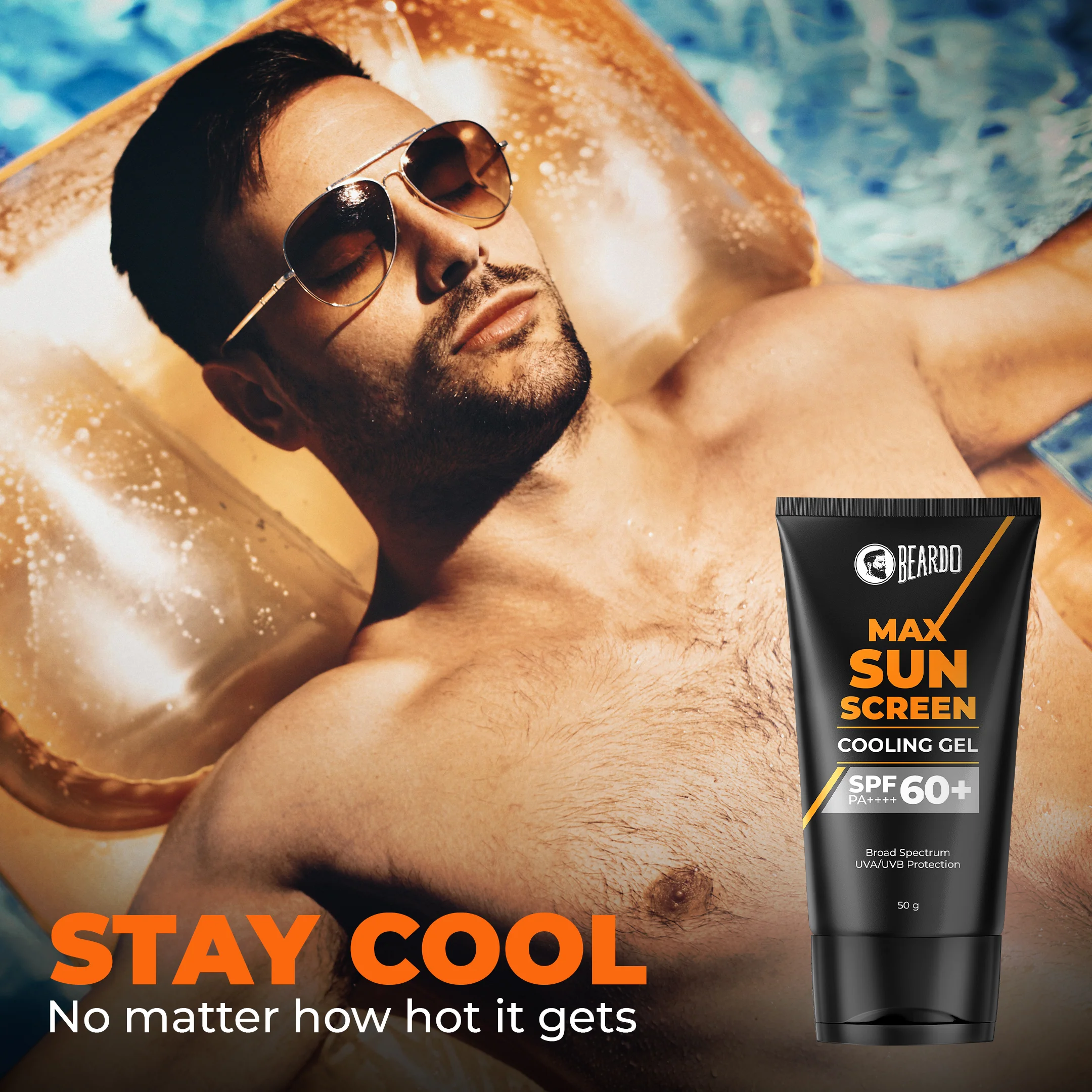 Max Sunscreen Cooling Gel SPF 60 (50g) - Image 6