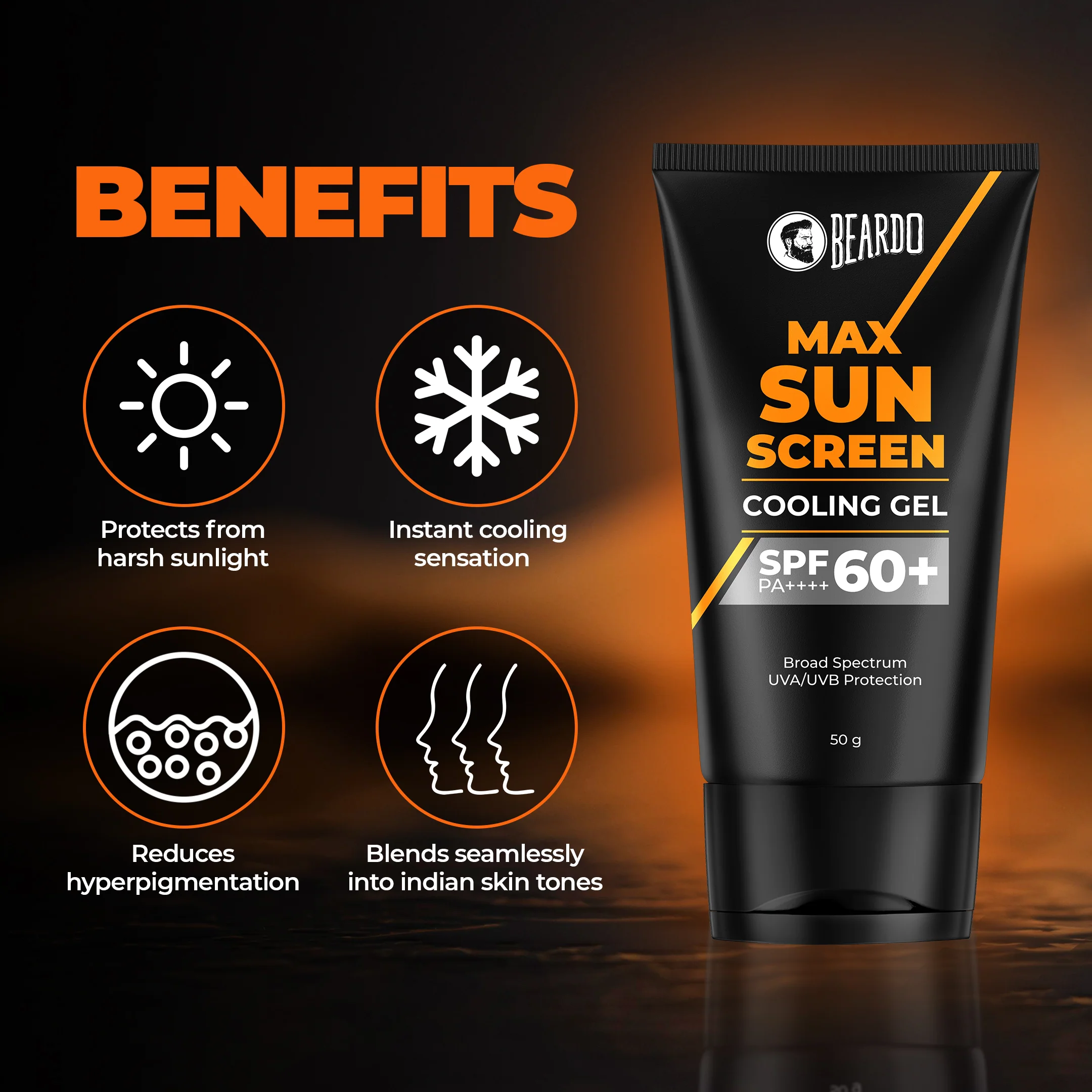 Max Sunscreen Cooling Gel SPF 60 (50g) - Image 7