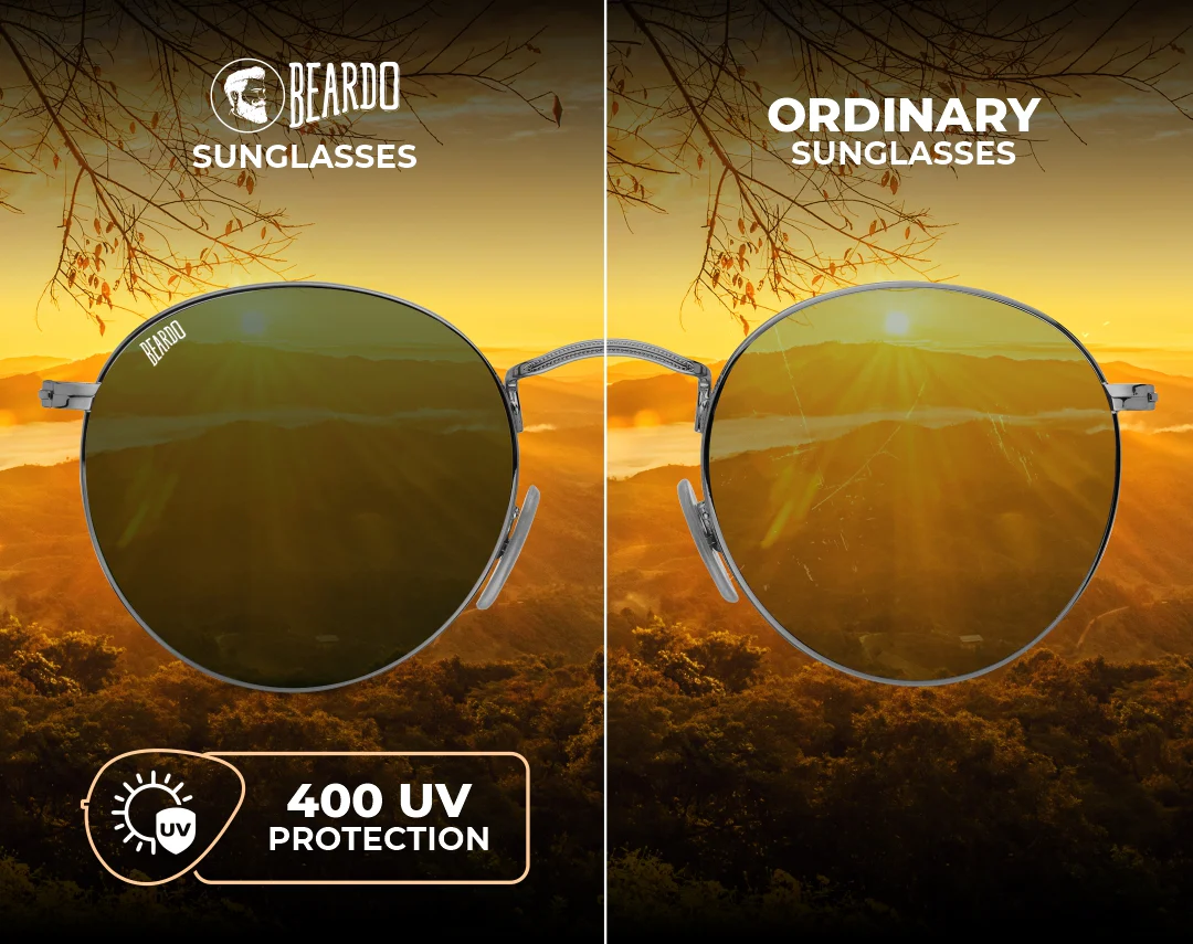 Mobster Sunglasses-Gun Metal UV-Pro - Image 5