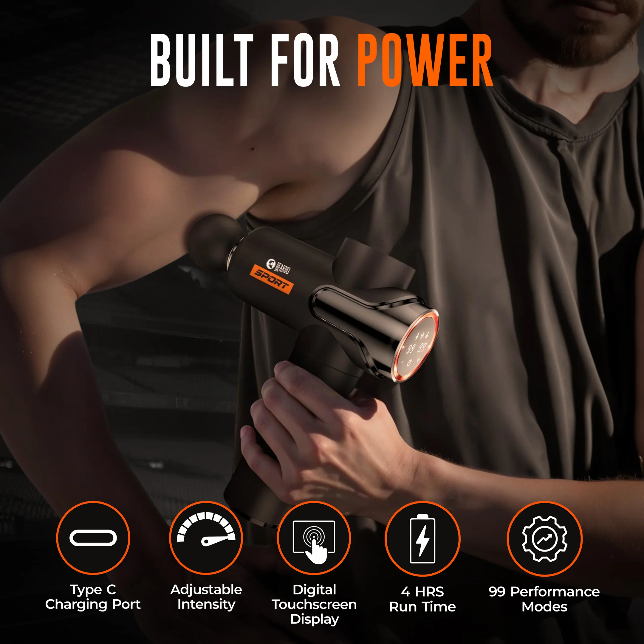 Sport Deep Tissue Massage Gun - Image 3