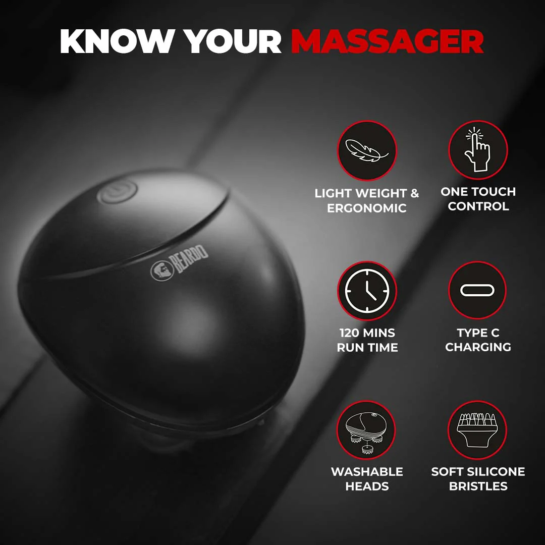 Stress Buster Electric Scalp Massager - Image 2