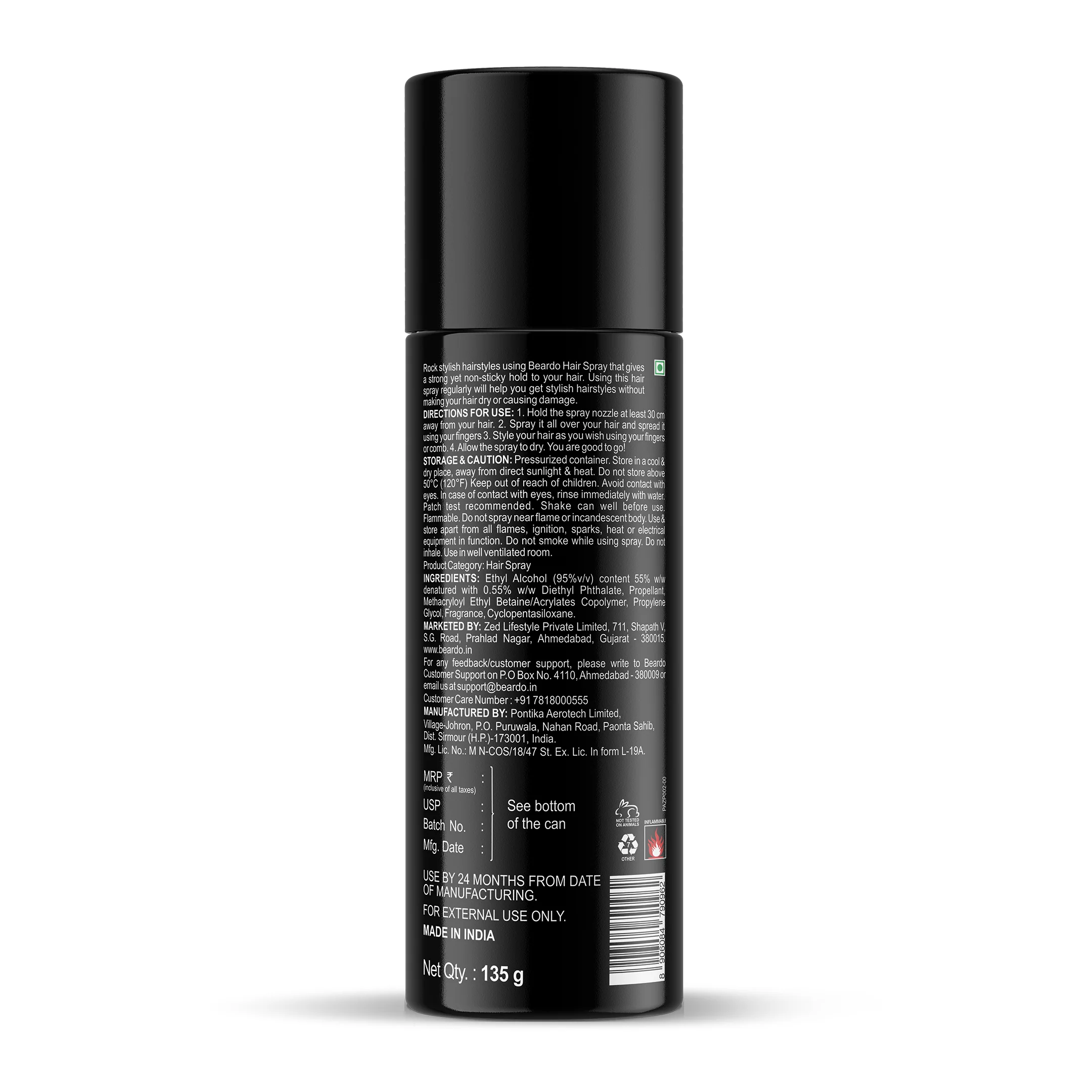 Strong Hold Hair Spray For Men - Image 9
