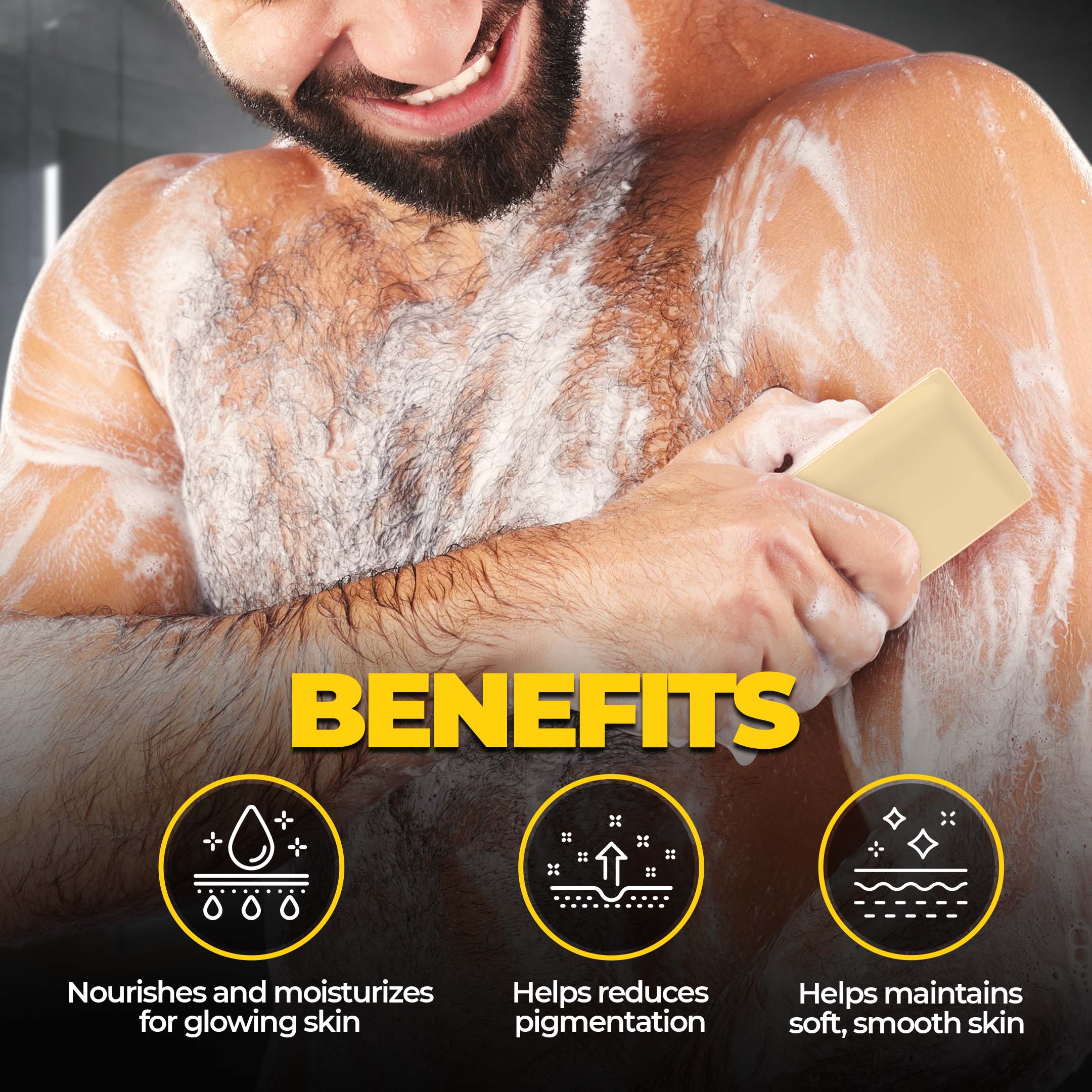 Ultraglow Brightening Bathing Bar(Pack of 3) - Image 4