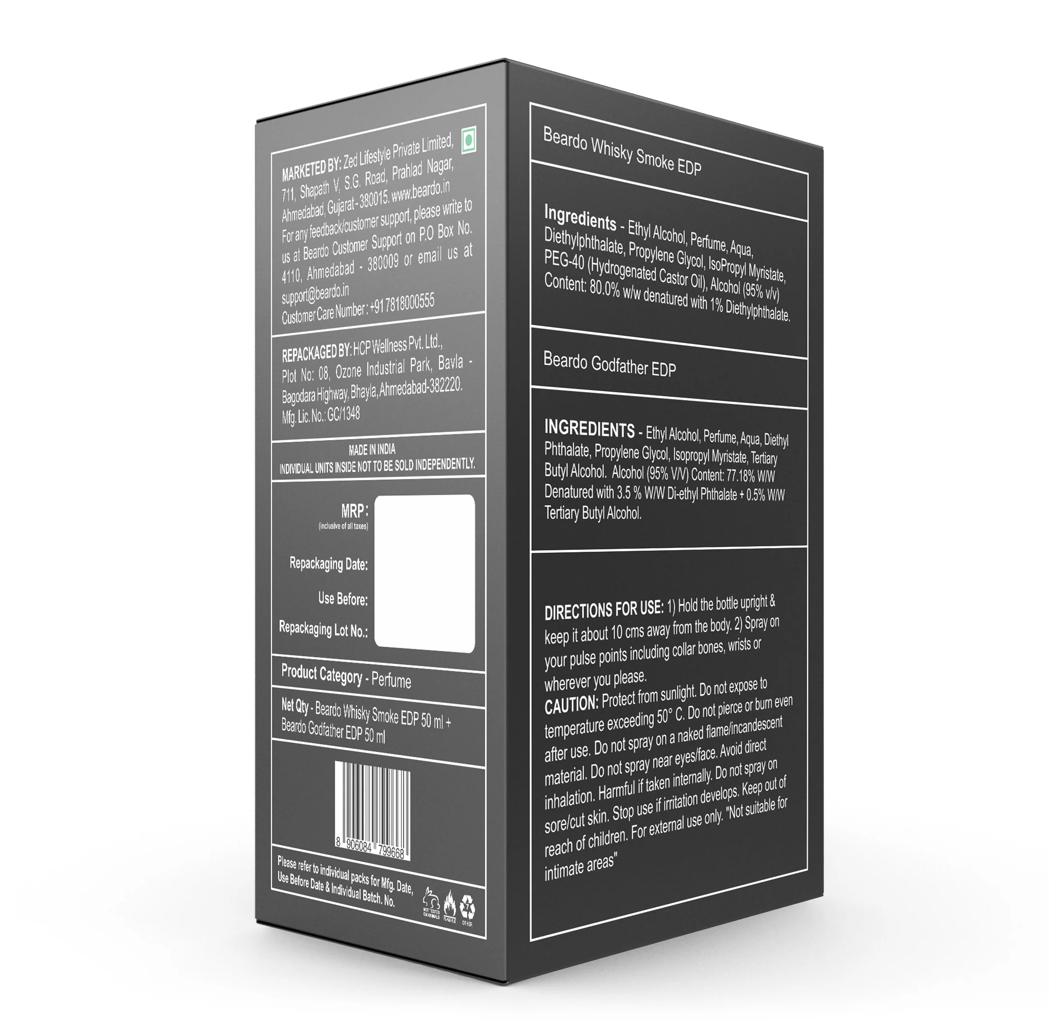 Whisky Smoke (50ml)  & Godfather EDP (50ml) Combo - Image 5