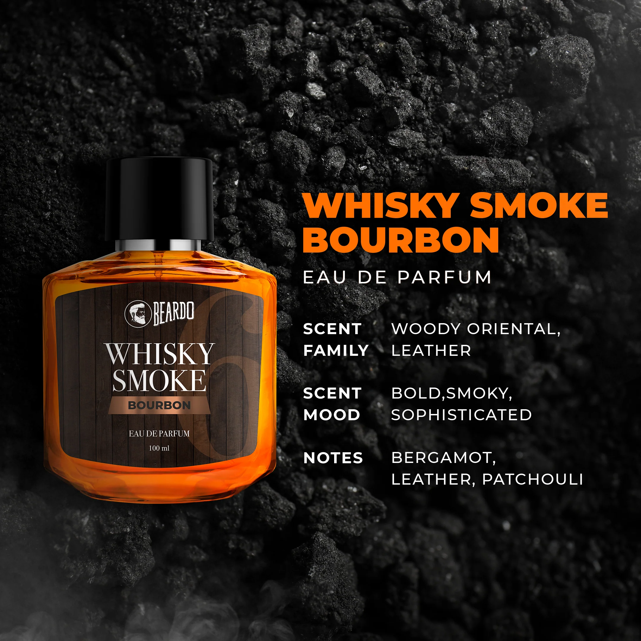 Whisky Smoke Bourbon Perfume EDP (100ml) - Image 4
