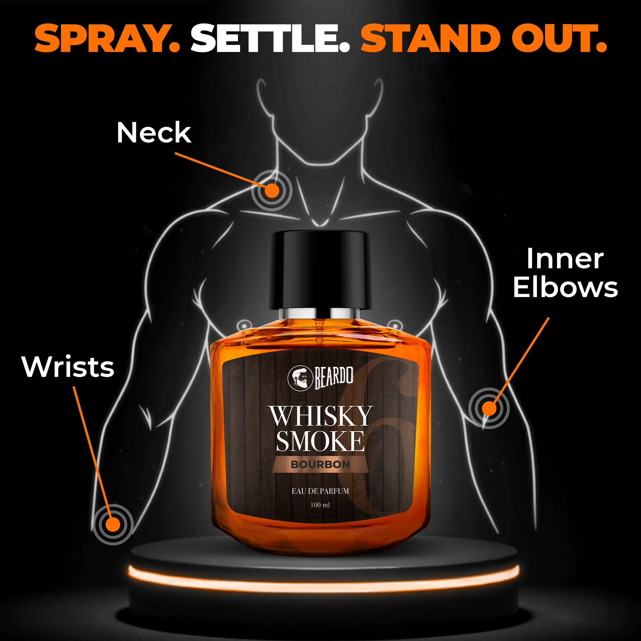 Whisky Smoke Bourbon Perfume EDP (100ml) - Image 6