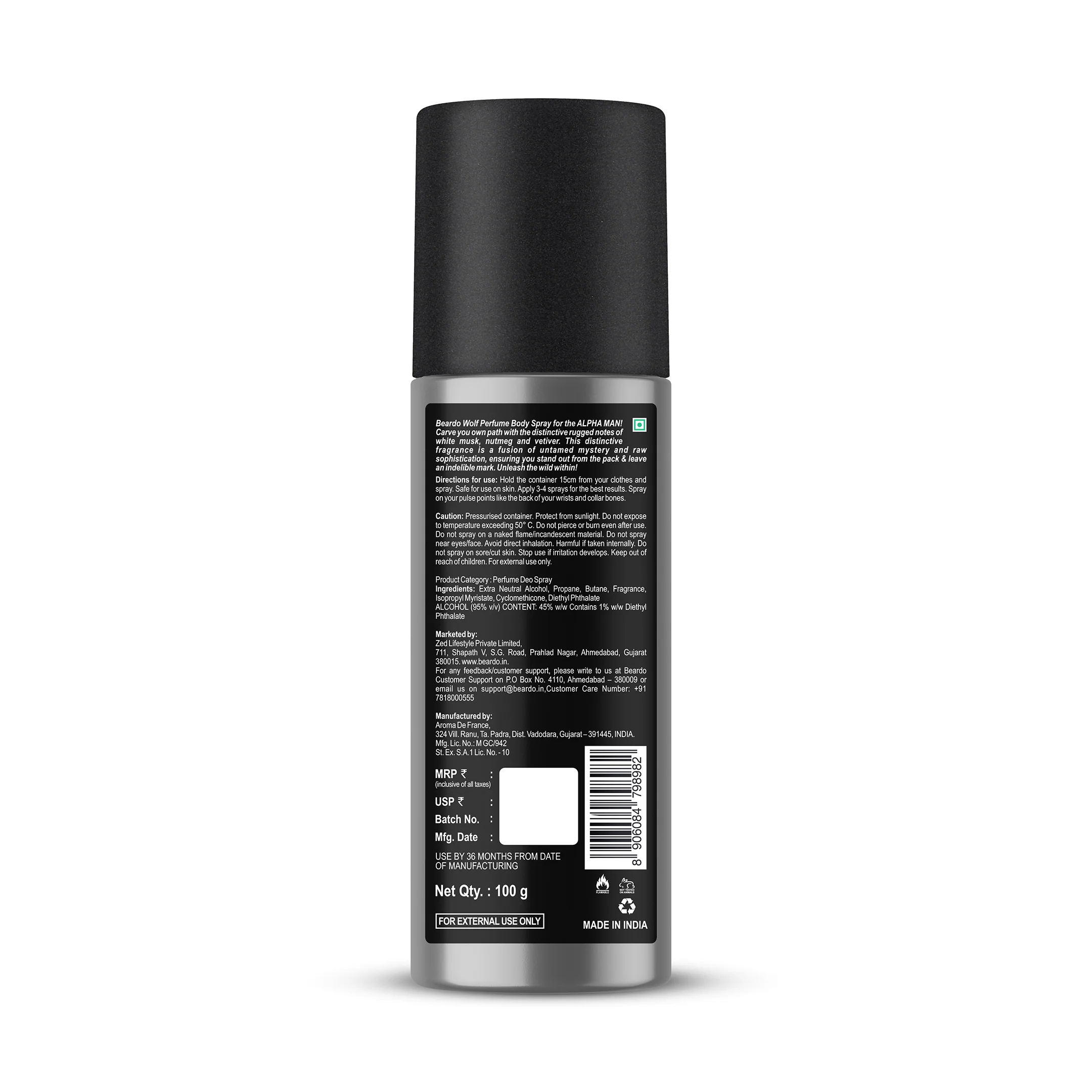 Wolf Perfume Deo Spray (150ml) - Image 7