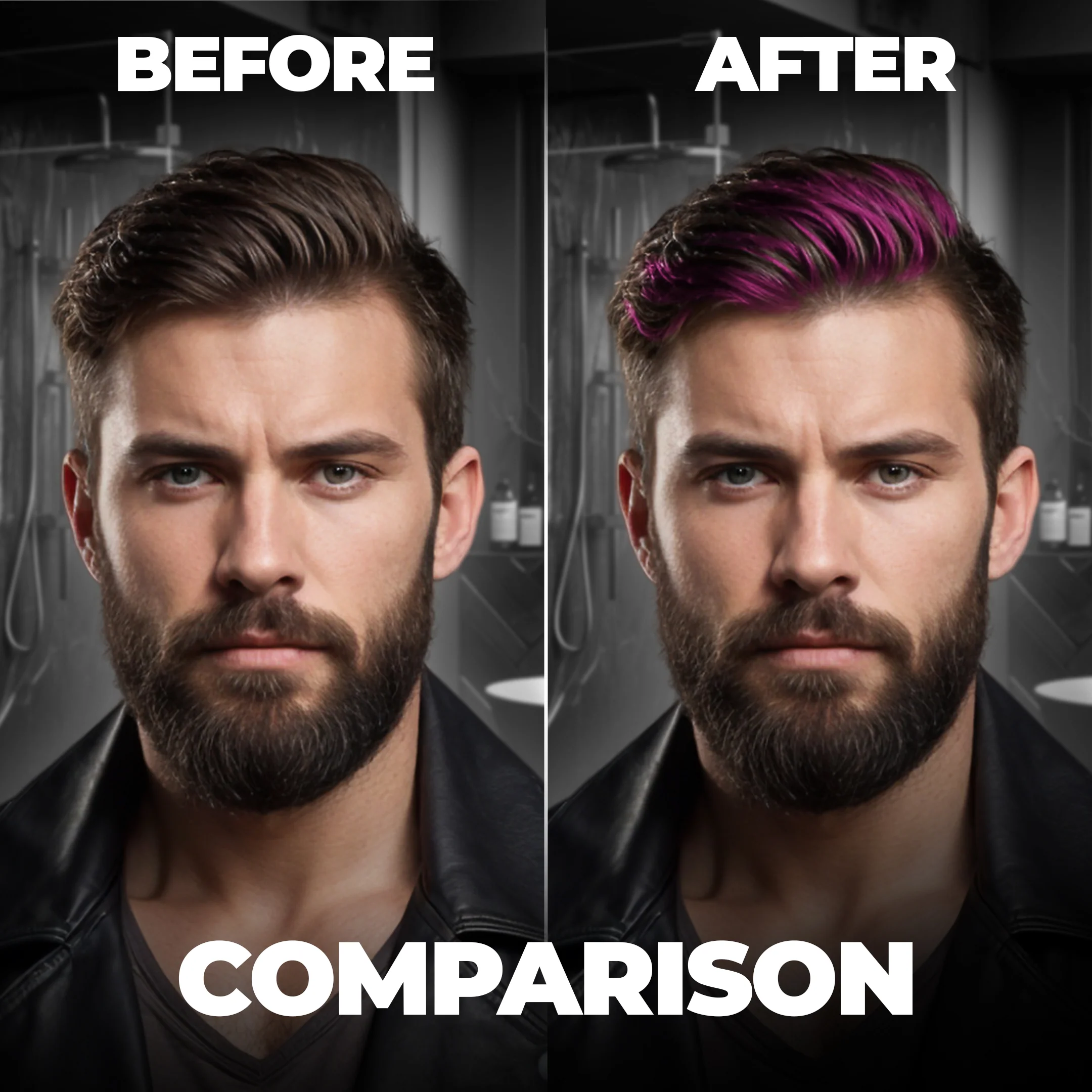 Dye Hard Temporary Hair Color Metallic Pink (25g) - Image 6