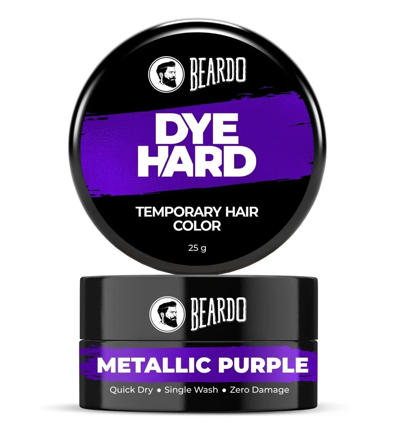 Dye Hard Temporary Hair Color Metallic Purple (25g) - Image 9