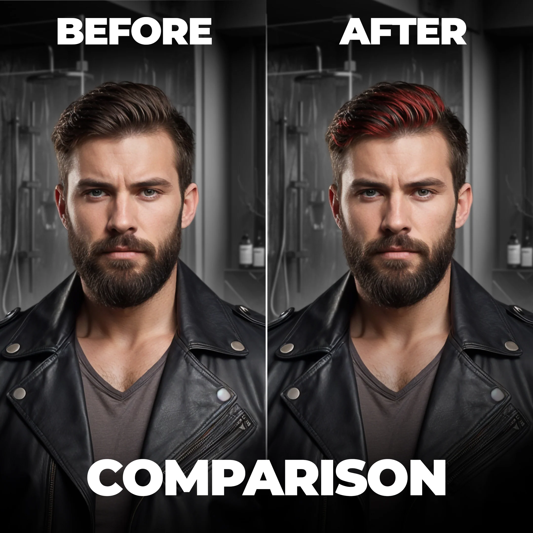 Dye Hard Temporary Hair Color Metallic Red - Image 5