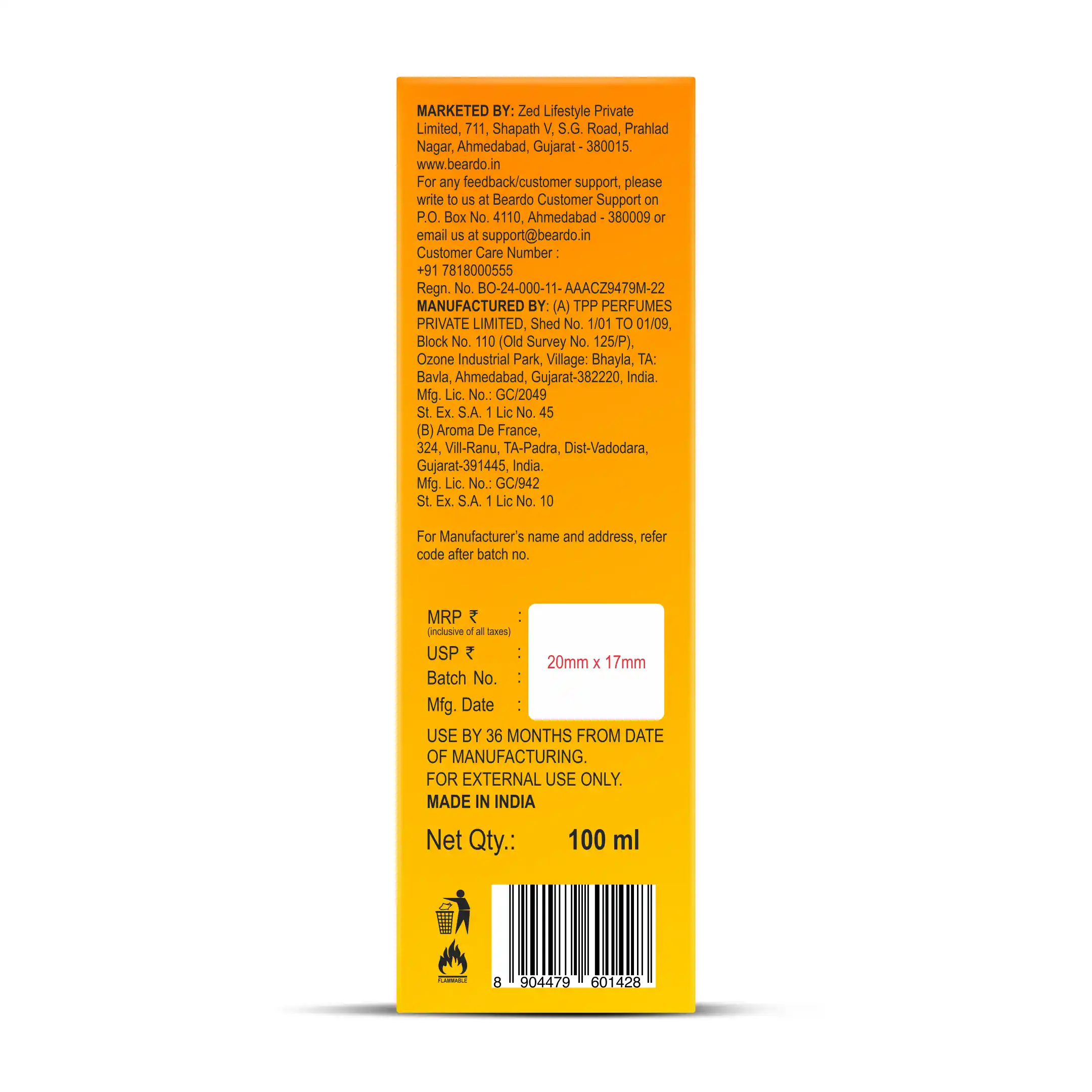 XTC Extrait De Parfum (100ml) - Image 10