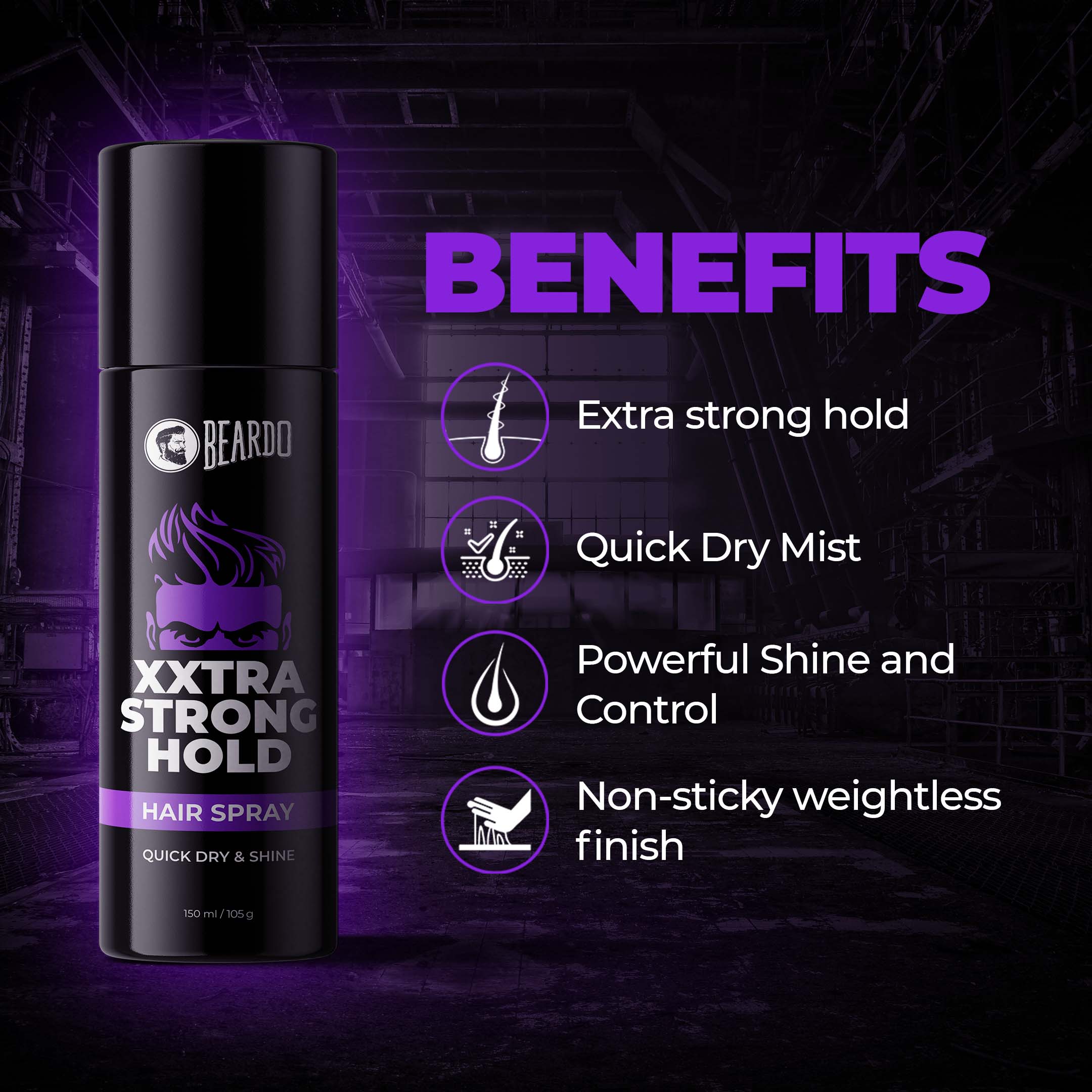 Xxtra Strong Hold Hair Spray (150ml) - Image 3