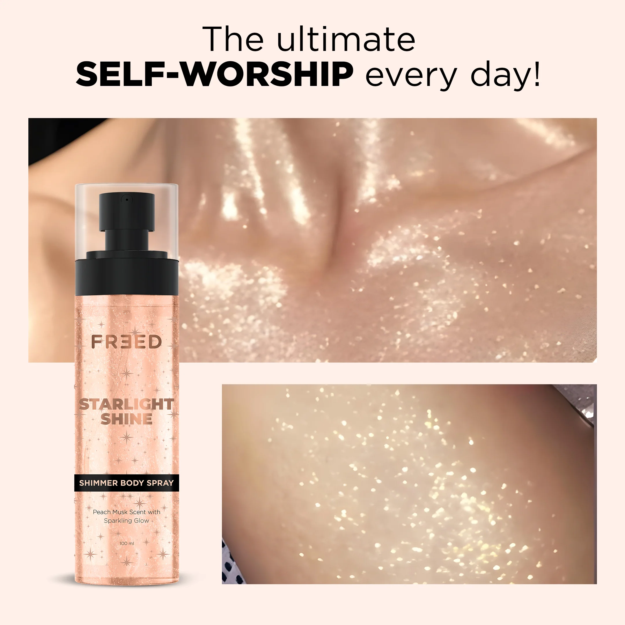 Freed Starlight Shine Shimmer Body Spray (100ml) - Image 4