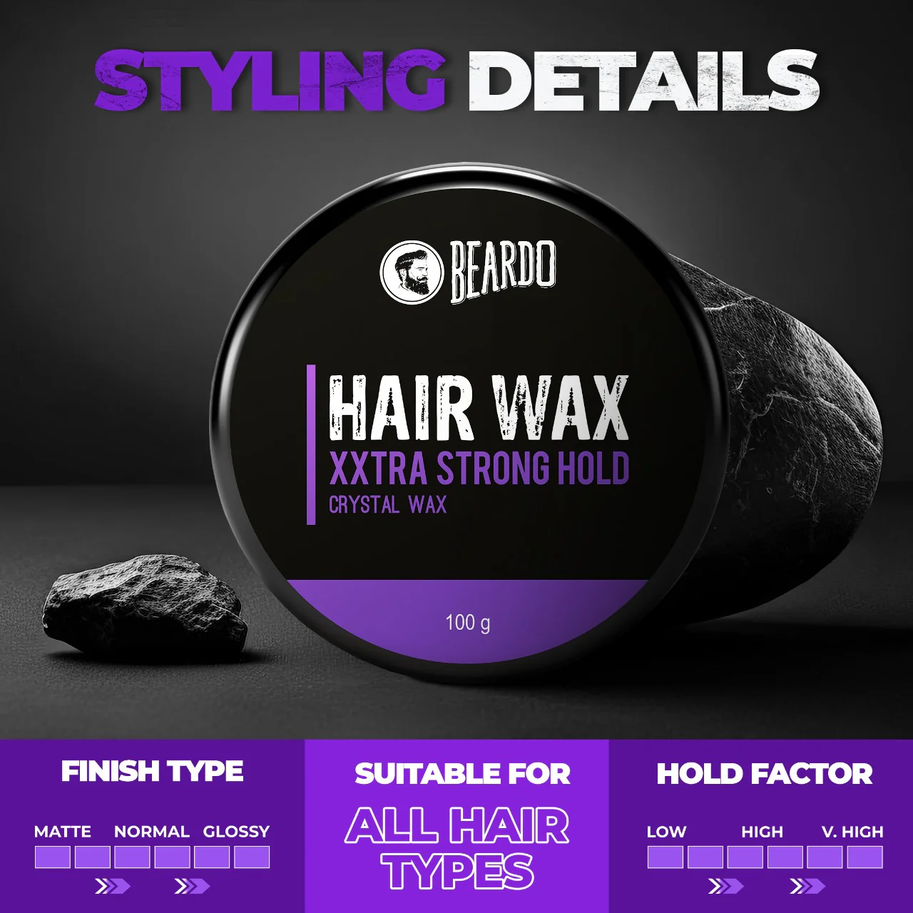 Hair Wax XXTRA StrongHold Crystal Wax - Image 2
