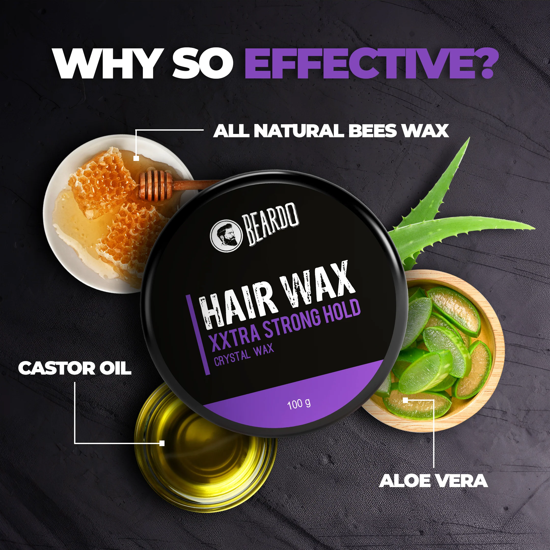 Hair Wax XXTRA StrongHold Crystal Wax - Image 4