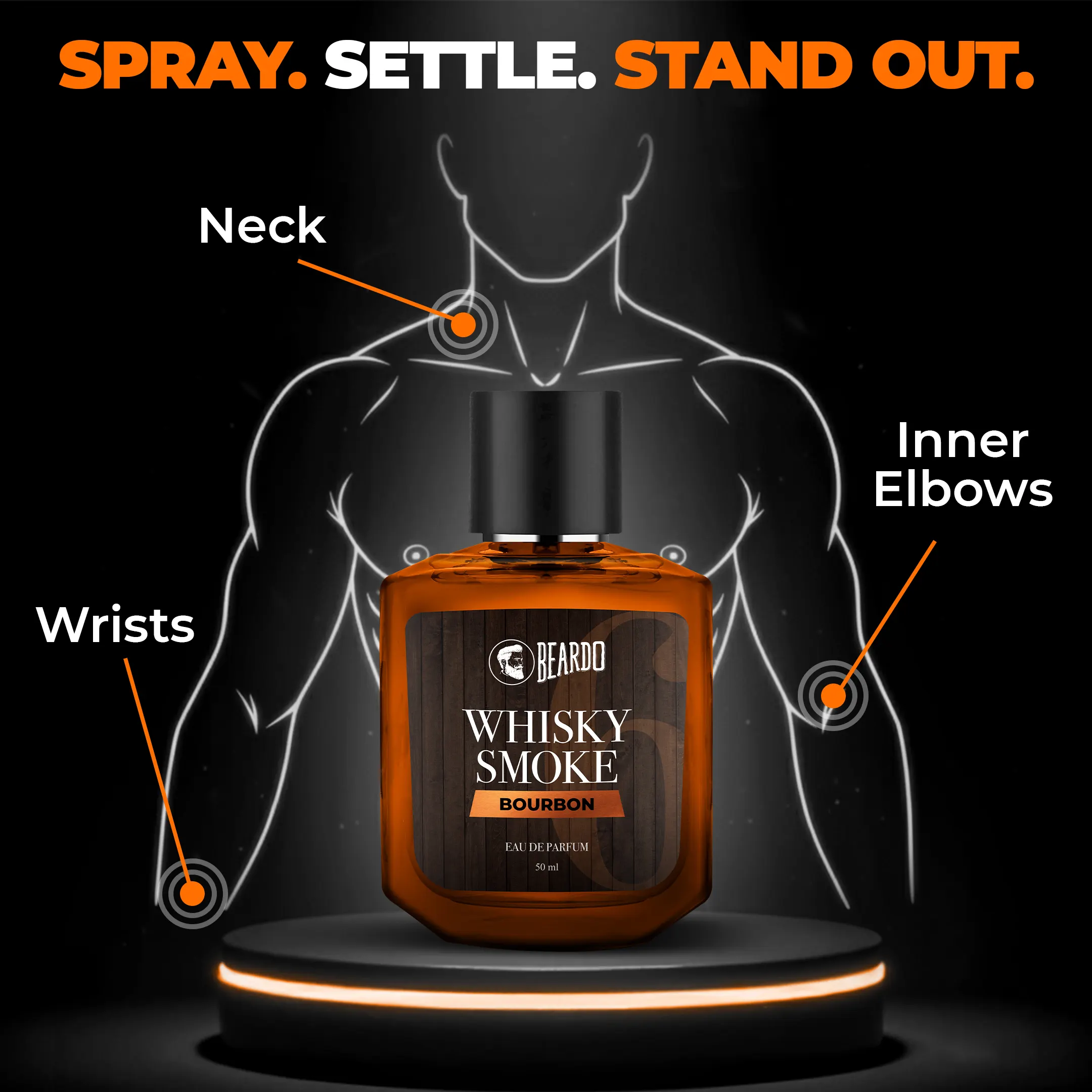 Whisky Smoke Bourbon Perfume EDP (50ml) - Image 5